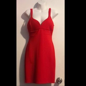Red Body-con Dress, Size 4
